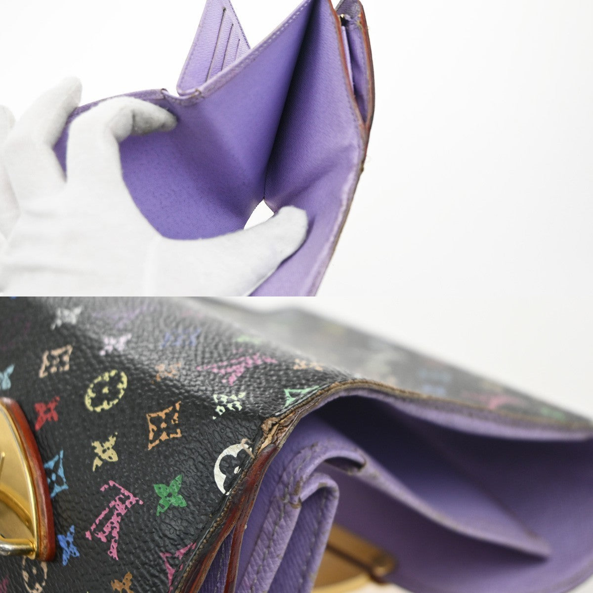 LOUIS VUITTON Portefeuille Joy Trifold Wallet Monogram Multi BK M60283 04KP335