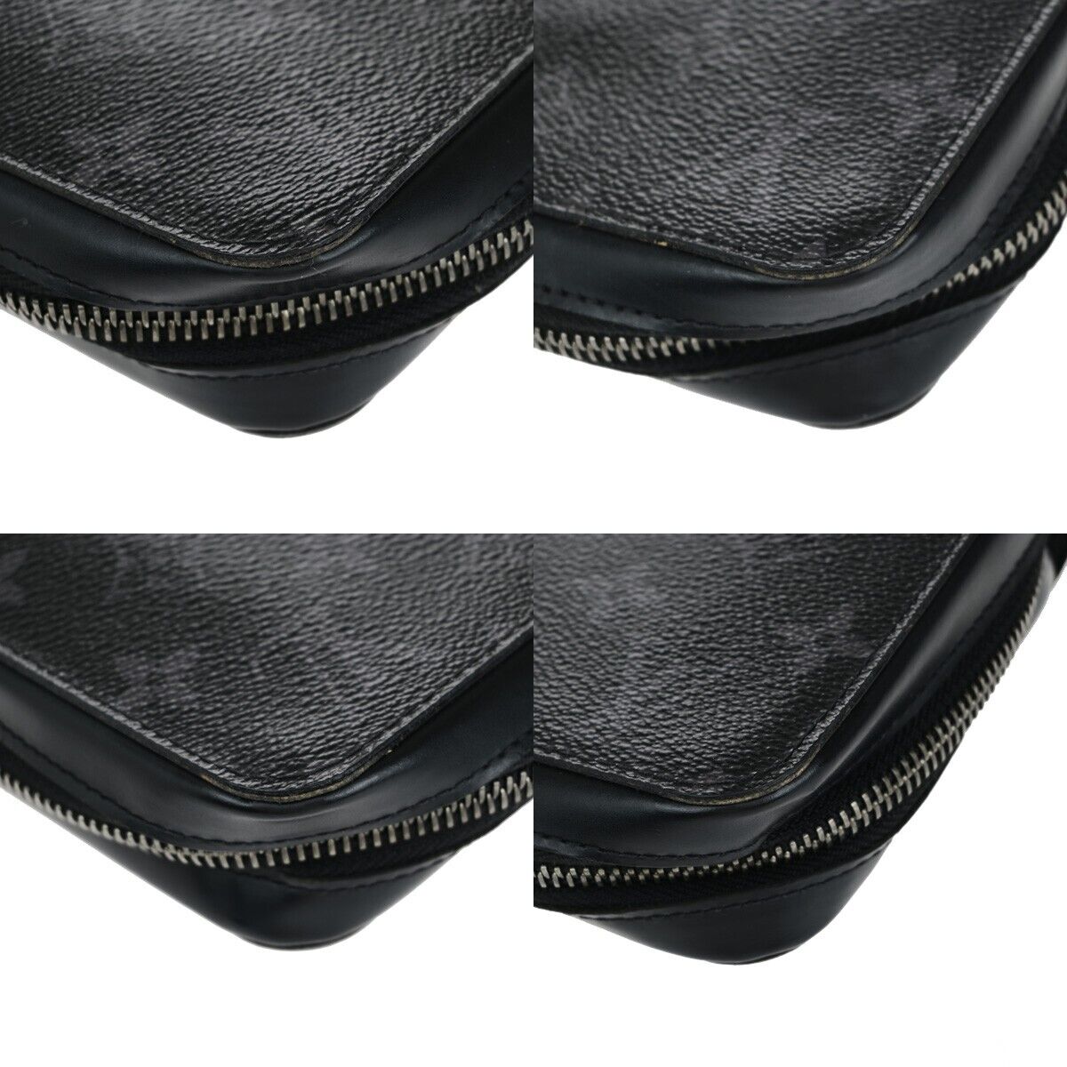 LOUIS VUITTON Zippy XL Long Bifold Wallet Monogram Eclipse BK M61698 96EC529