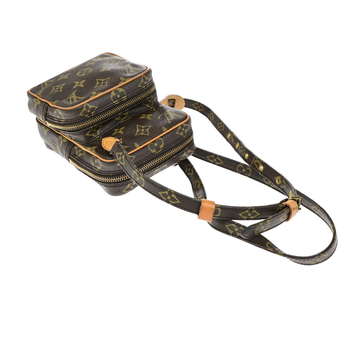 LOUIS VUITTON Mini Amazon Shoulder Bag Monogram Leather Brown M45238 85YF118