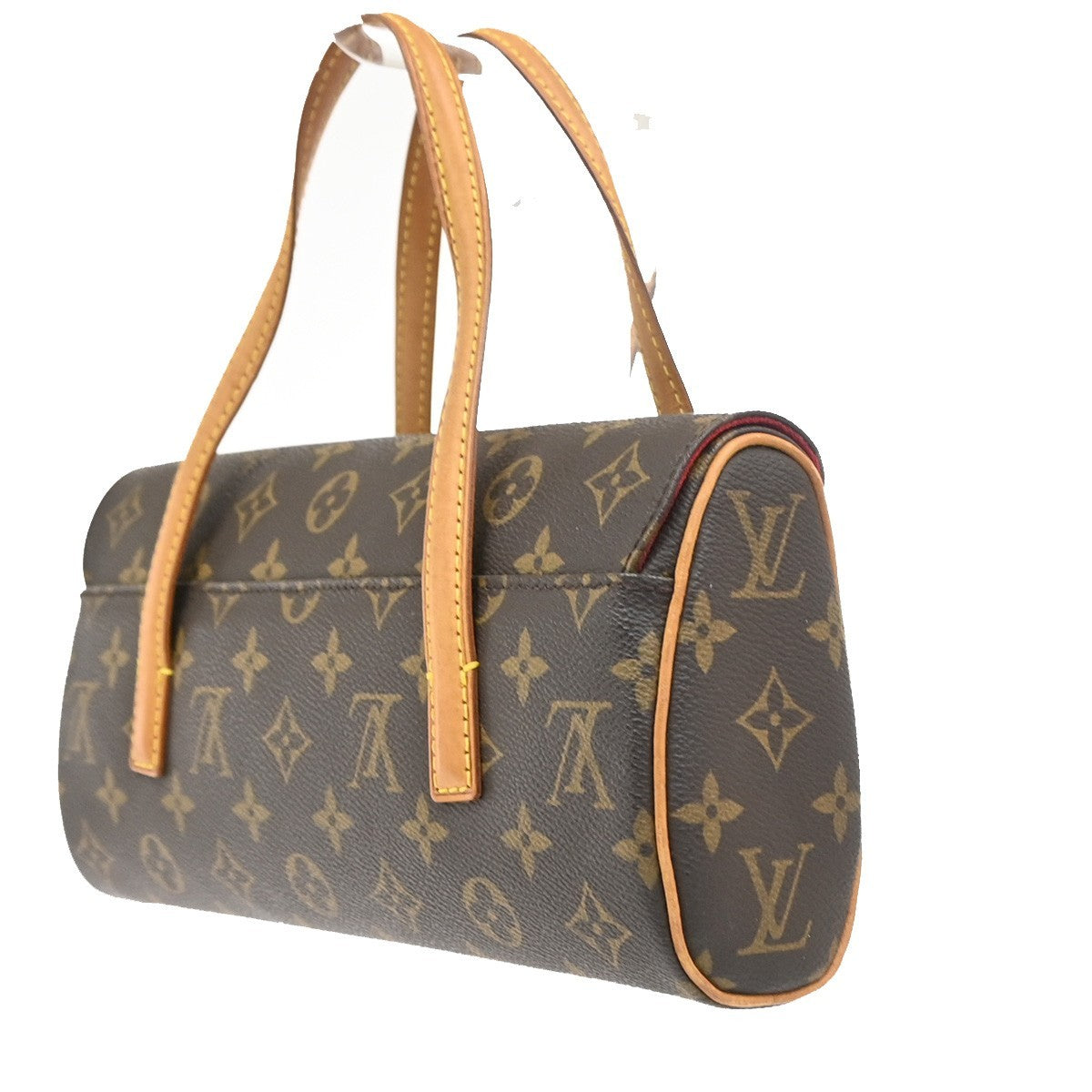 LOUIS VUITTON Sonatine Hand Bag Monogram Leather Brown France M51902 18YH936