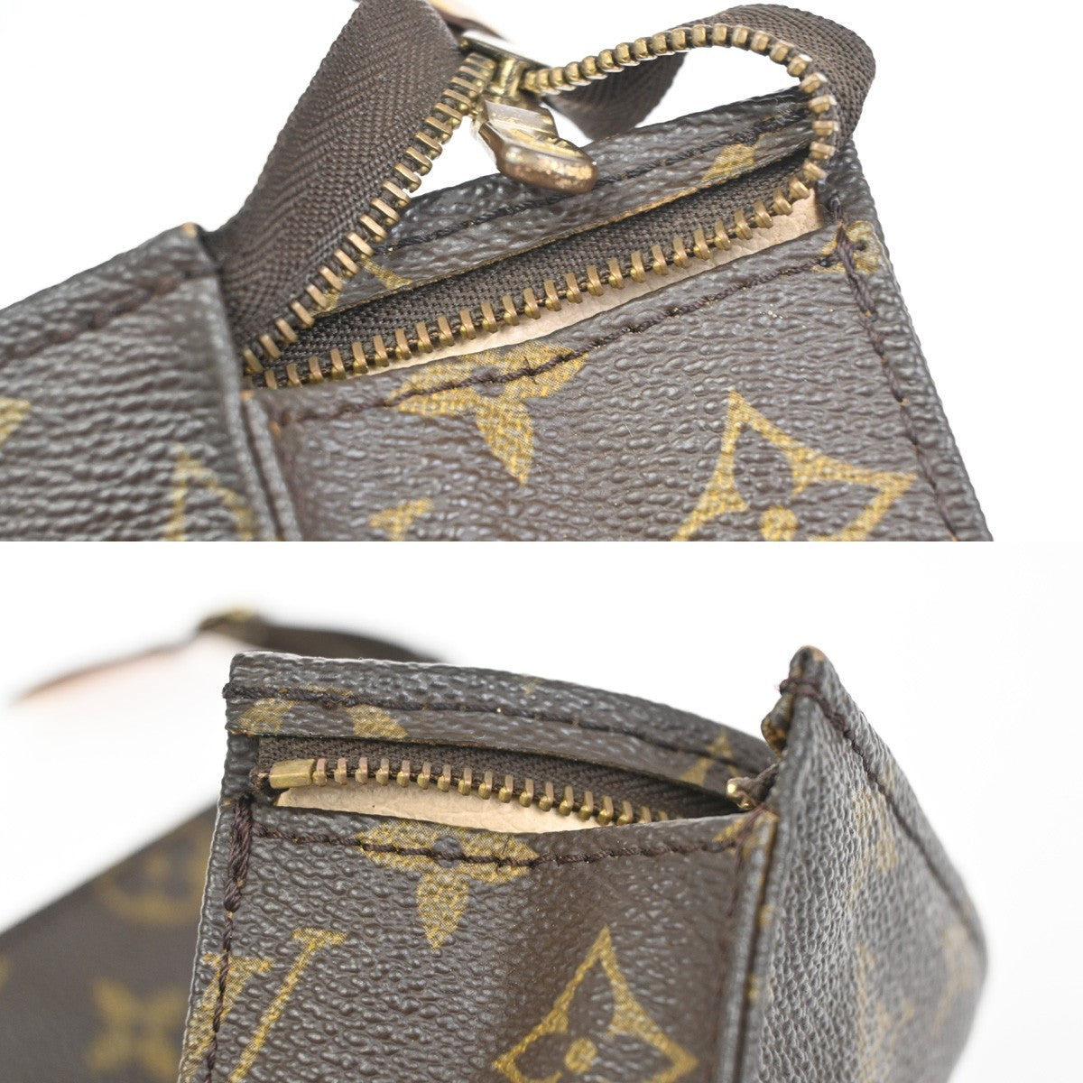LOUIS VUITTON Poche Toilette 26 Clutch Pouch Bag Monogram Leather M47542 09YJ180