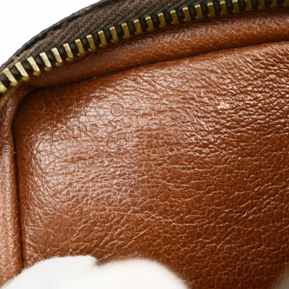 LOUIS VUITTON Mini Amazon Shoulder Bag Monogram Leather Brown M45238 09EE016