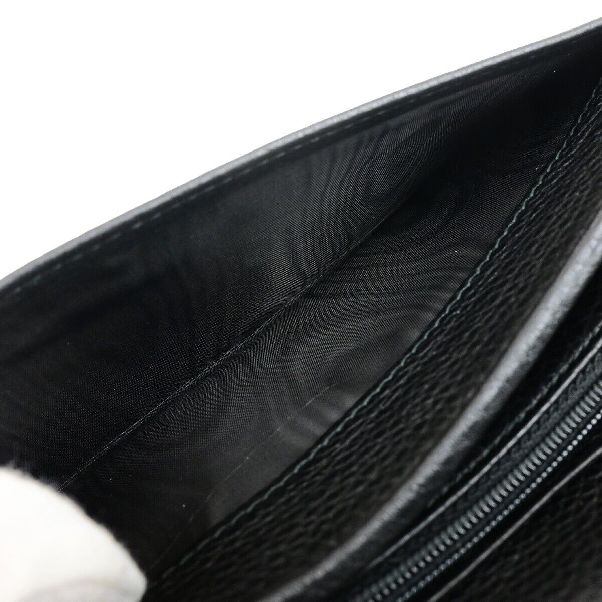 GUCCI GG Logo Bifold Long Wallet Leather Black Made in Italy 65EC001