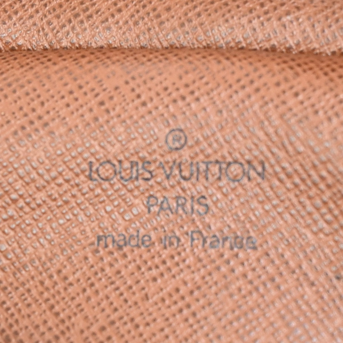 LOUIS VUITTON Danube Shoulder Bag Monogram Leather Brown France M45266 67PA042