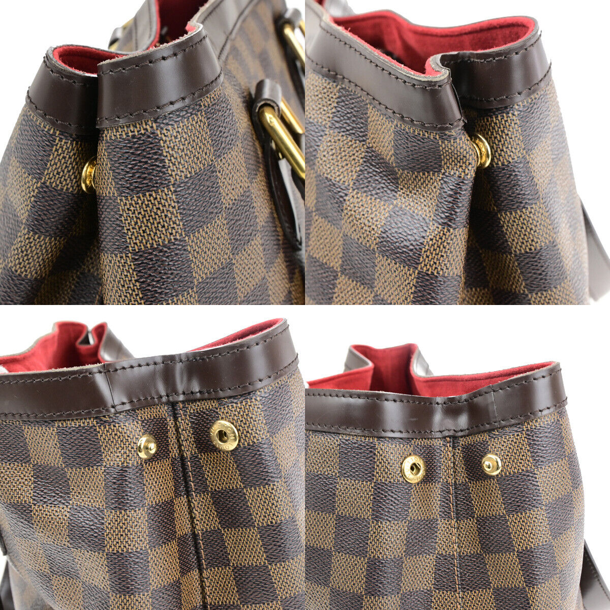 LOUIS VUITTON Hampstead PM Shoulder Bag Damier Ebene Leather BN N51205 55YG633