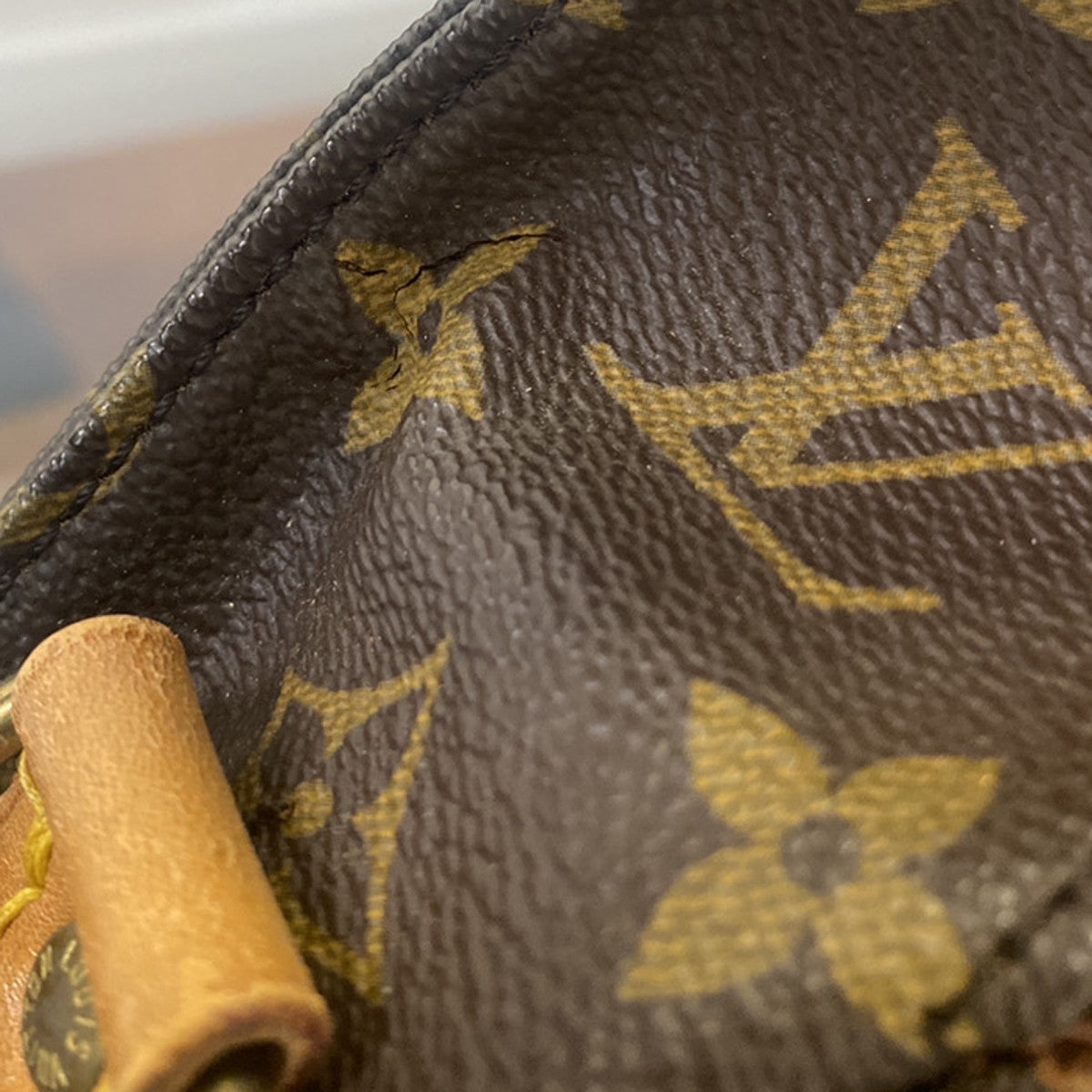 LOUIS VUITTON Cartouchiere GM Shoulder Bag Monogram Leather Brown M51252 85YH132