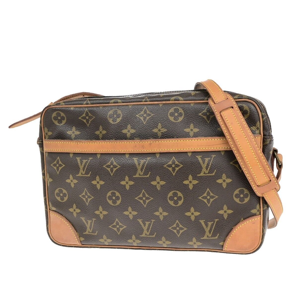 LOUIS VUITTON Trocadero 30 Shoulder Bag Monogram Leather Brown M51272 81EB702