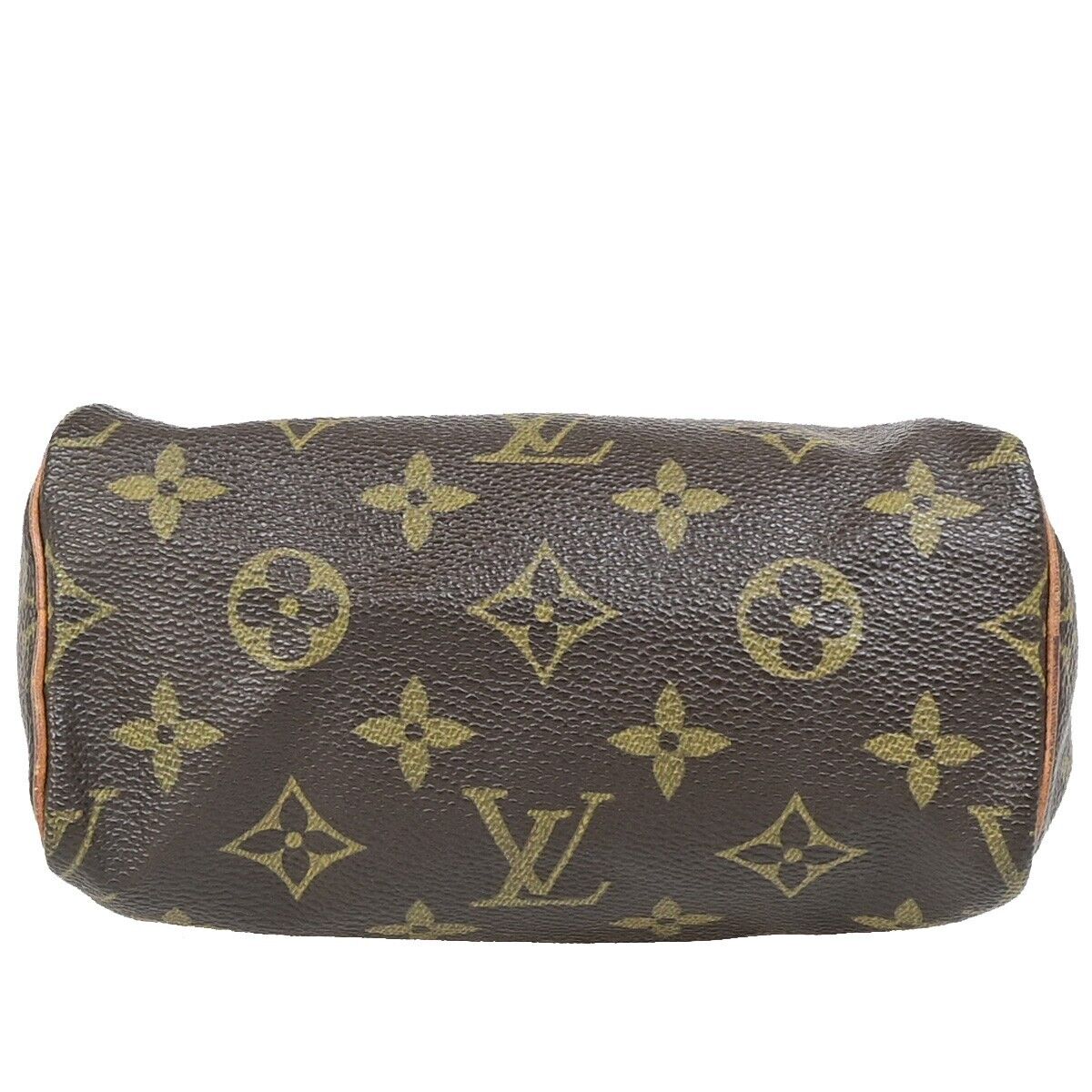 LOUIS VUITTON Mini Speedy Hand Bag Monogram Leather Brown France M41534 70EC596