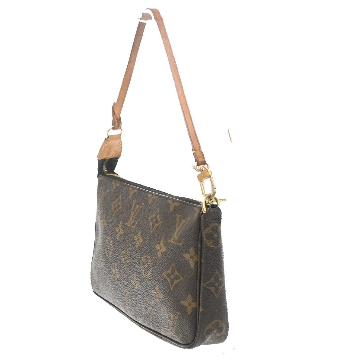 LOUIS VUITTON Pochette Accessoires Hand Bag Monogram Leather BN M51980  88SA105