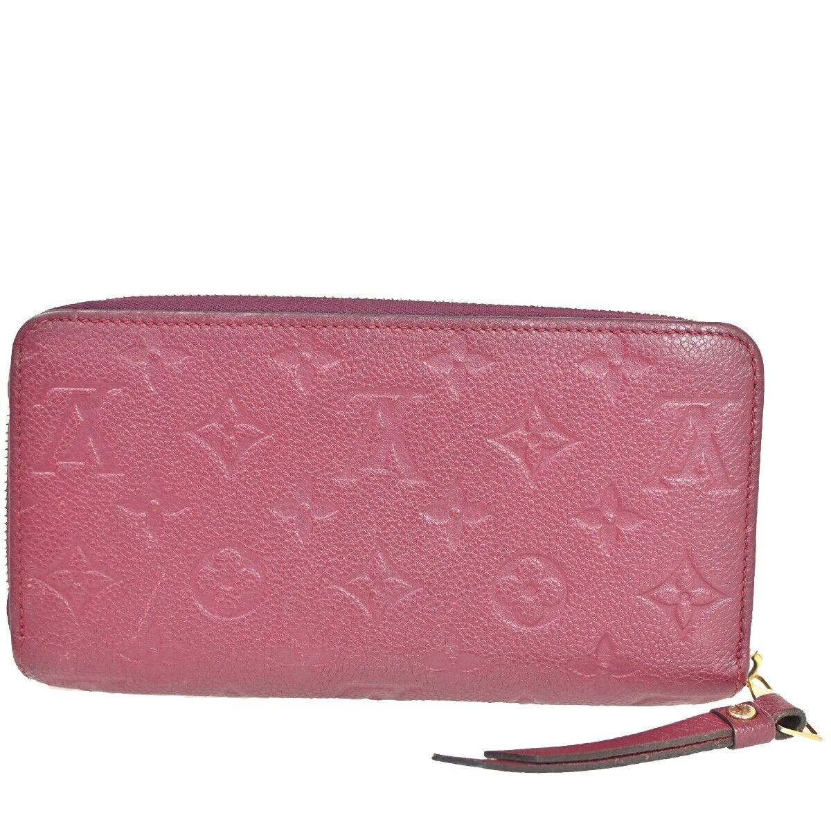 LOUIS VUITTON Zippy Wallet Long Wallet Monogram Empreinte Aurore M60549 35FA439