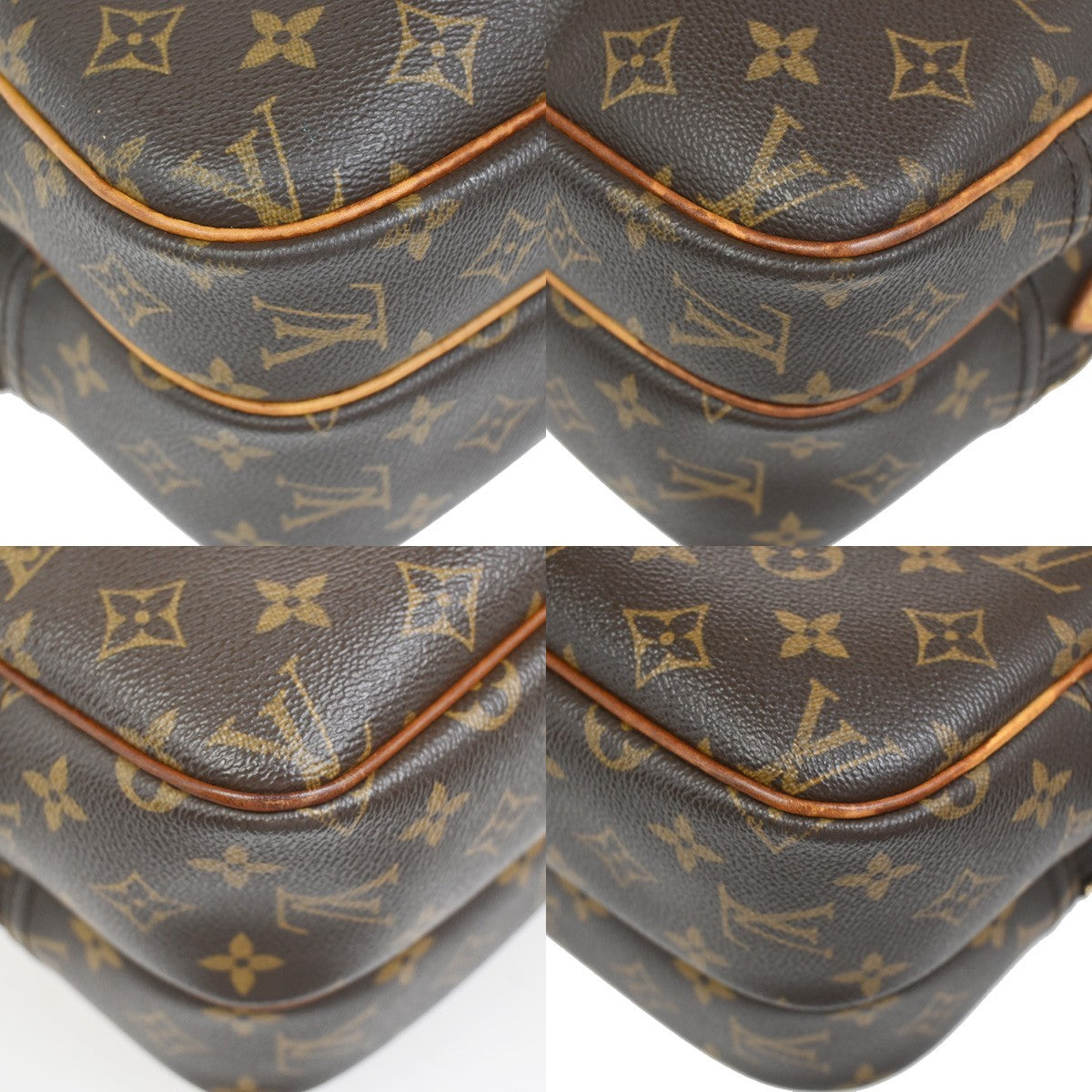 LOUIS VUITTON Reporter PM Crossbody Shoulder Bag Monogram Leather M45254 80KC892