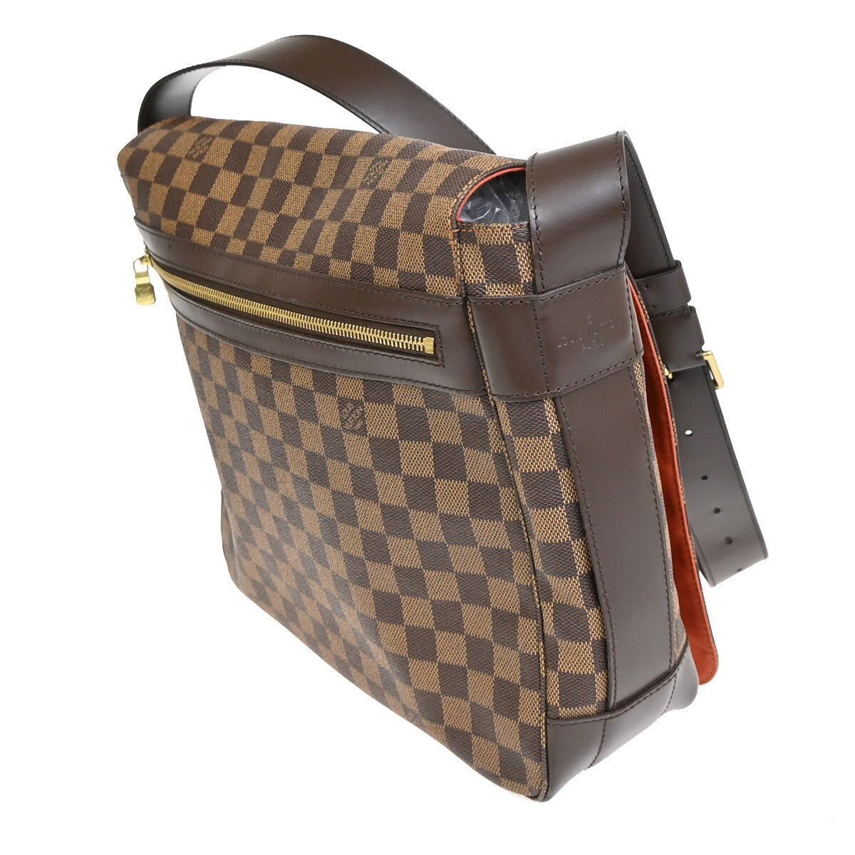 LOUIS VUITTON Bastille Shoulder Bag Damier Ebene Leather Brown N45258 20EE265