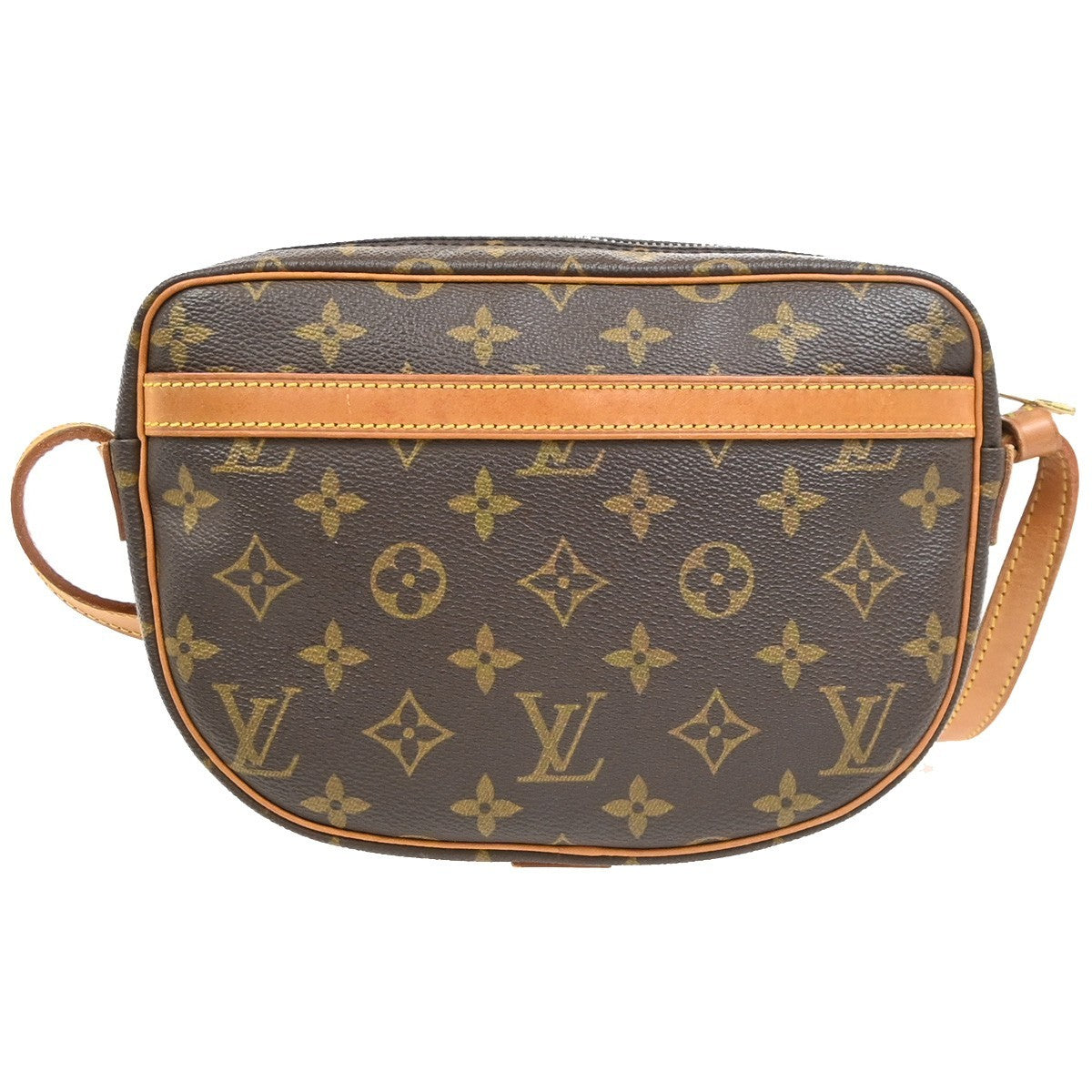 LOUIS VUITTON Jeune Fille PM Shoulder Bag Monogram Leather Brown M51227 83PA087