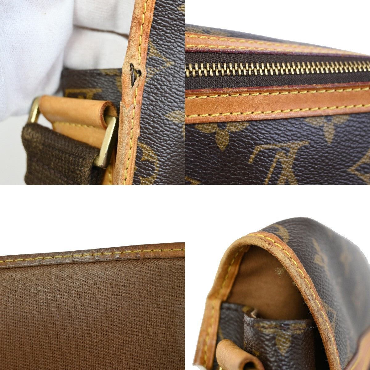 LOUIS VUITTON Messenger Bosphore PM Shoulder Bag Monogram Leather M40106 89FB596