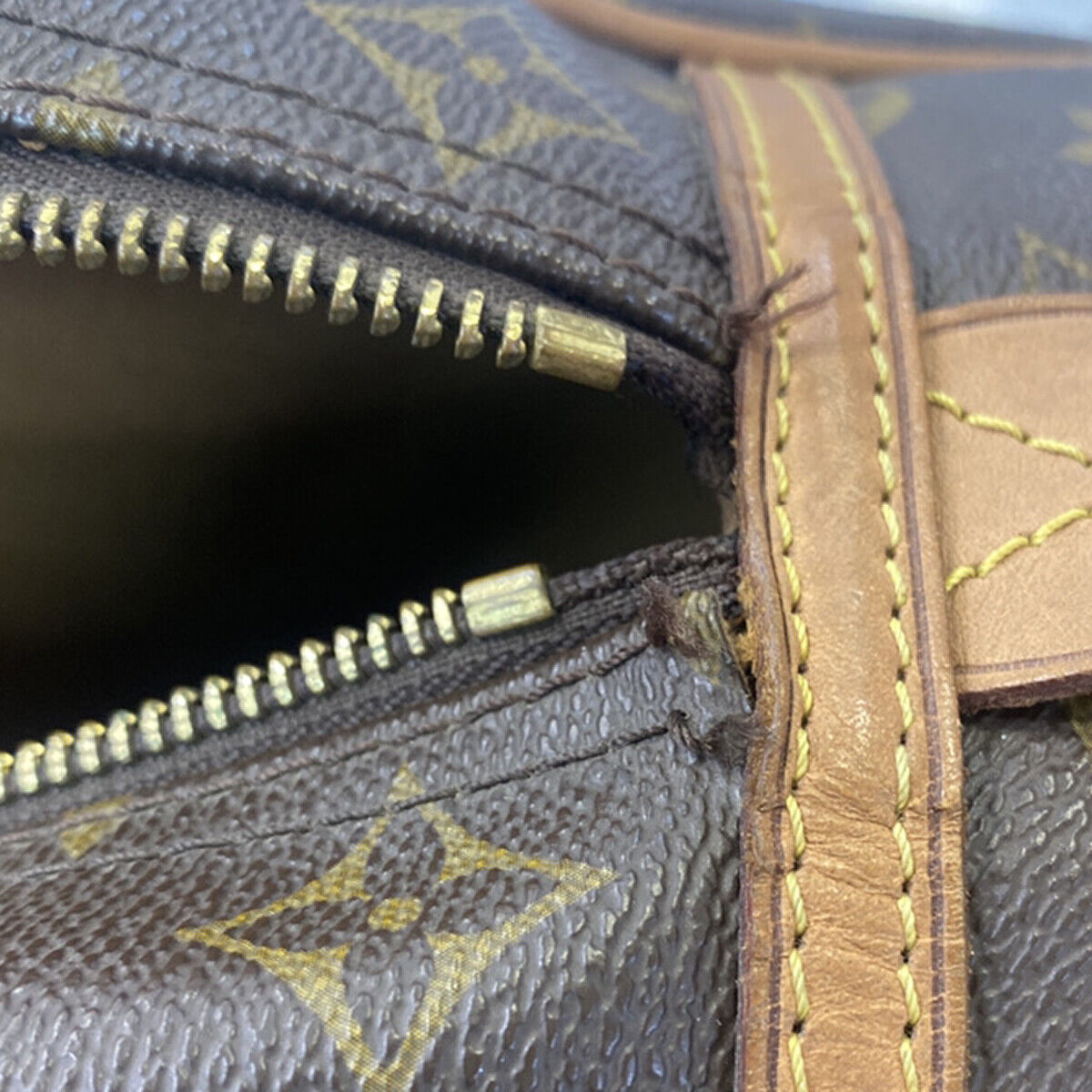 LOUIS VUITTON Montorgueil PM Shoulder Bag Monogram Leather Brown M95565 78YG602