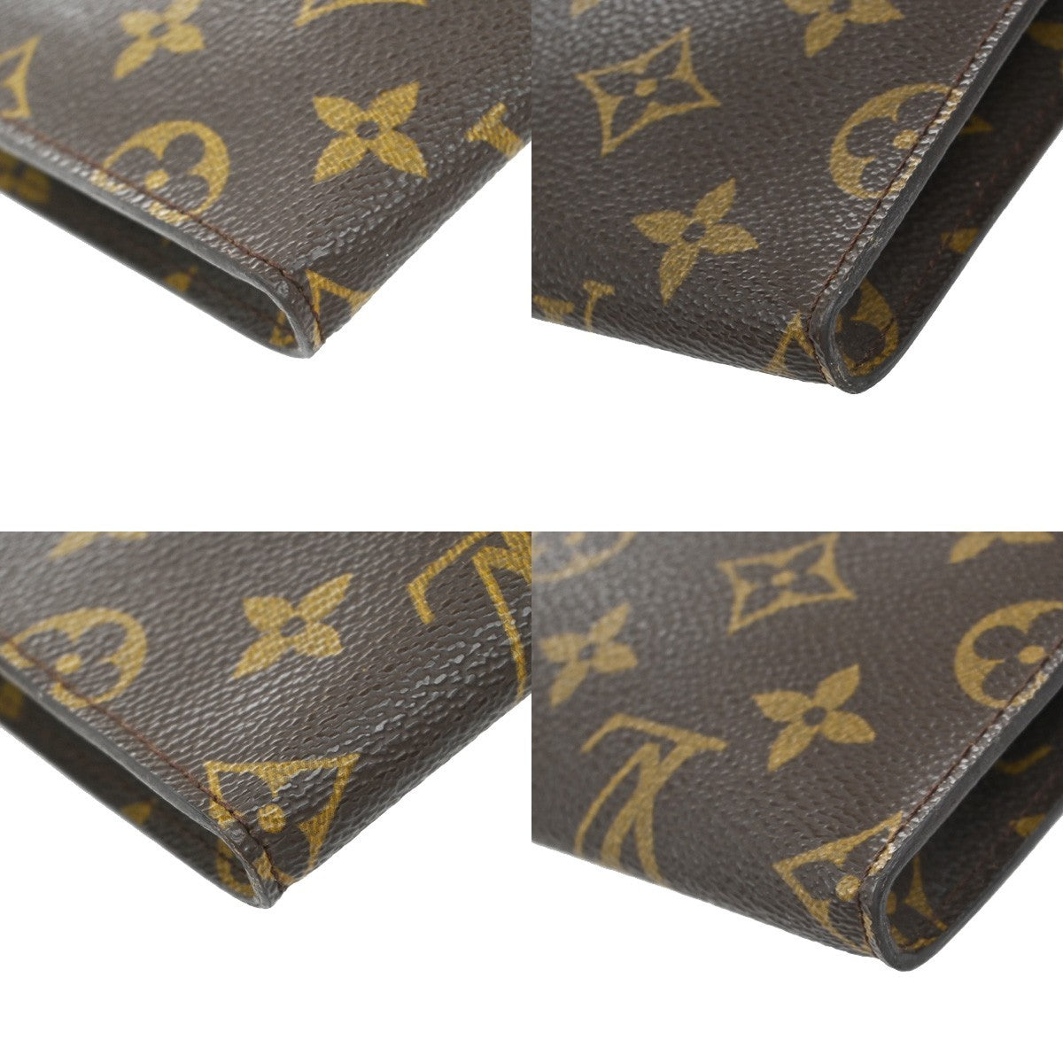LOUIS VUITTON LV Bucket PM Clutch Pouch Bag Monogram Leather France 05EF991