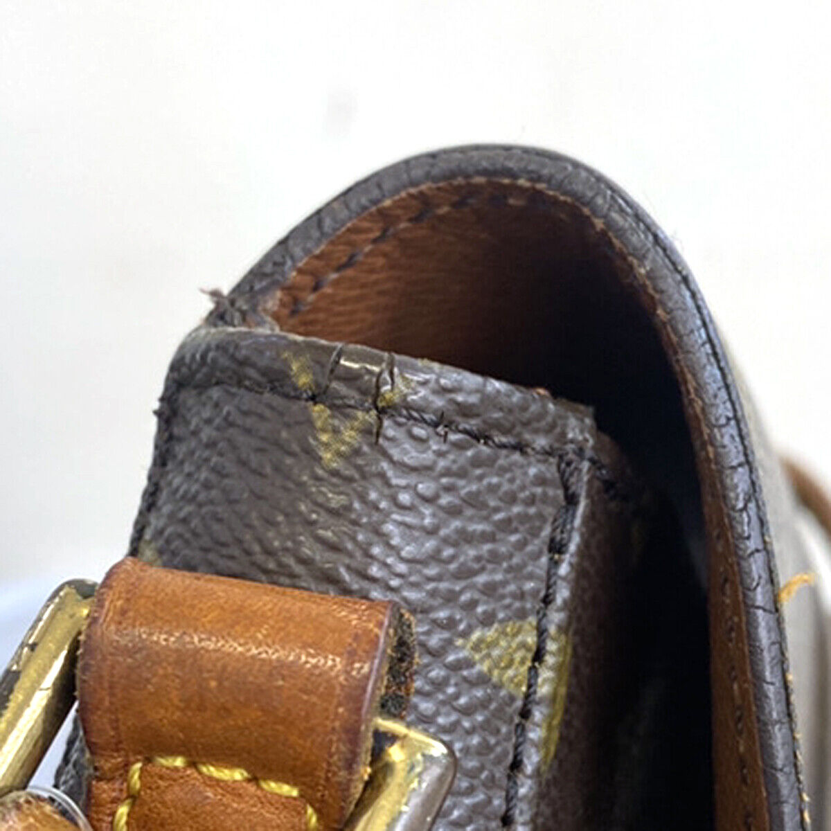 LOUIS VUITTONI Chantilly MM Shoulder Bag Monogram Leather Brown M51233 62YG613