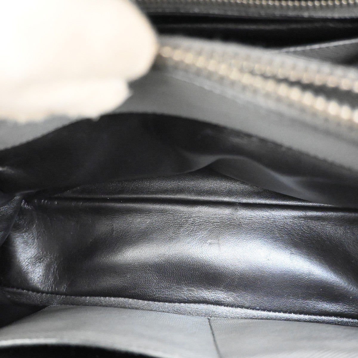 PRADA Logo Shoulder Hand Bag Saffiano Cuir Leather gray SHW Italy 98TA166