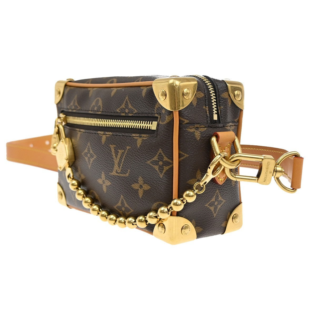 LOUIS VUITTON Mini Soft Trunk Shoulder Bag Monogram Leather BN M14729 827RL480