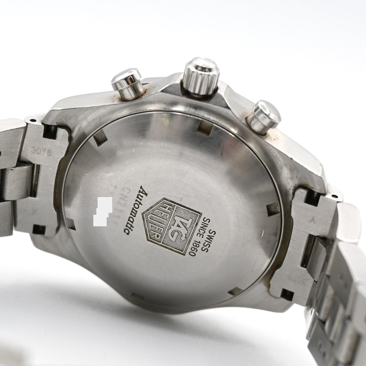 TAG HEUER Exclusive Chronogra Date Watch CN2111 Automatic SS Black Dial 13LC581