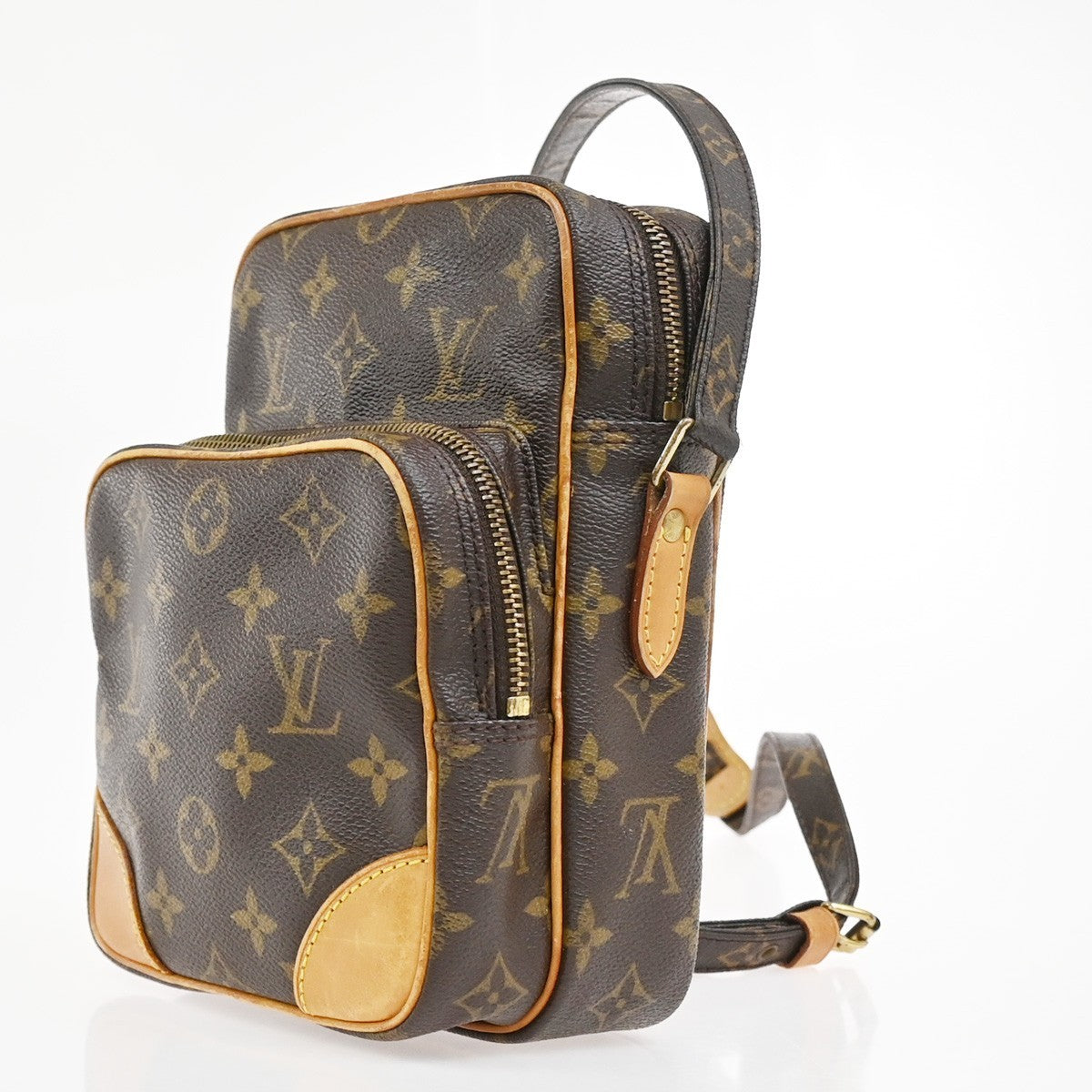 LOUIS VUITTON Amazon Crossbody Shoulder Bag Monogram Leather BN M45236 74YJ021