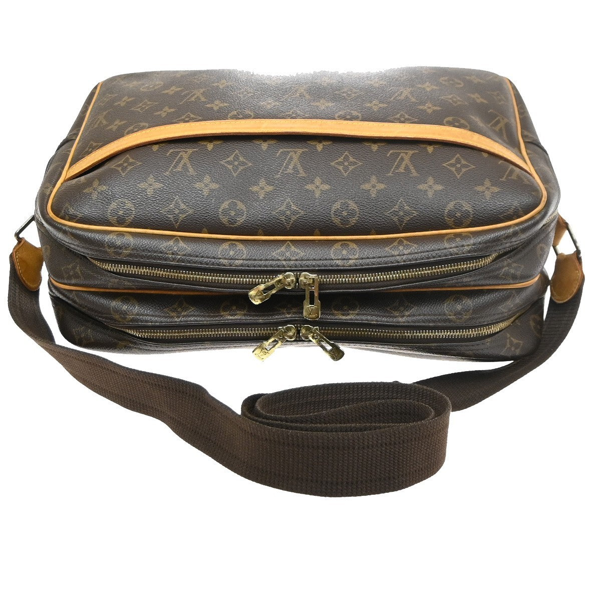 LOUIS VUITTON Reporter GM Crossbody Shoulder Bag Monogram Leather M45252 85KD125