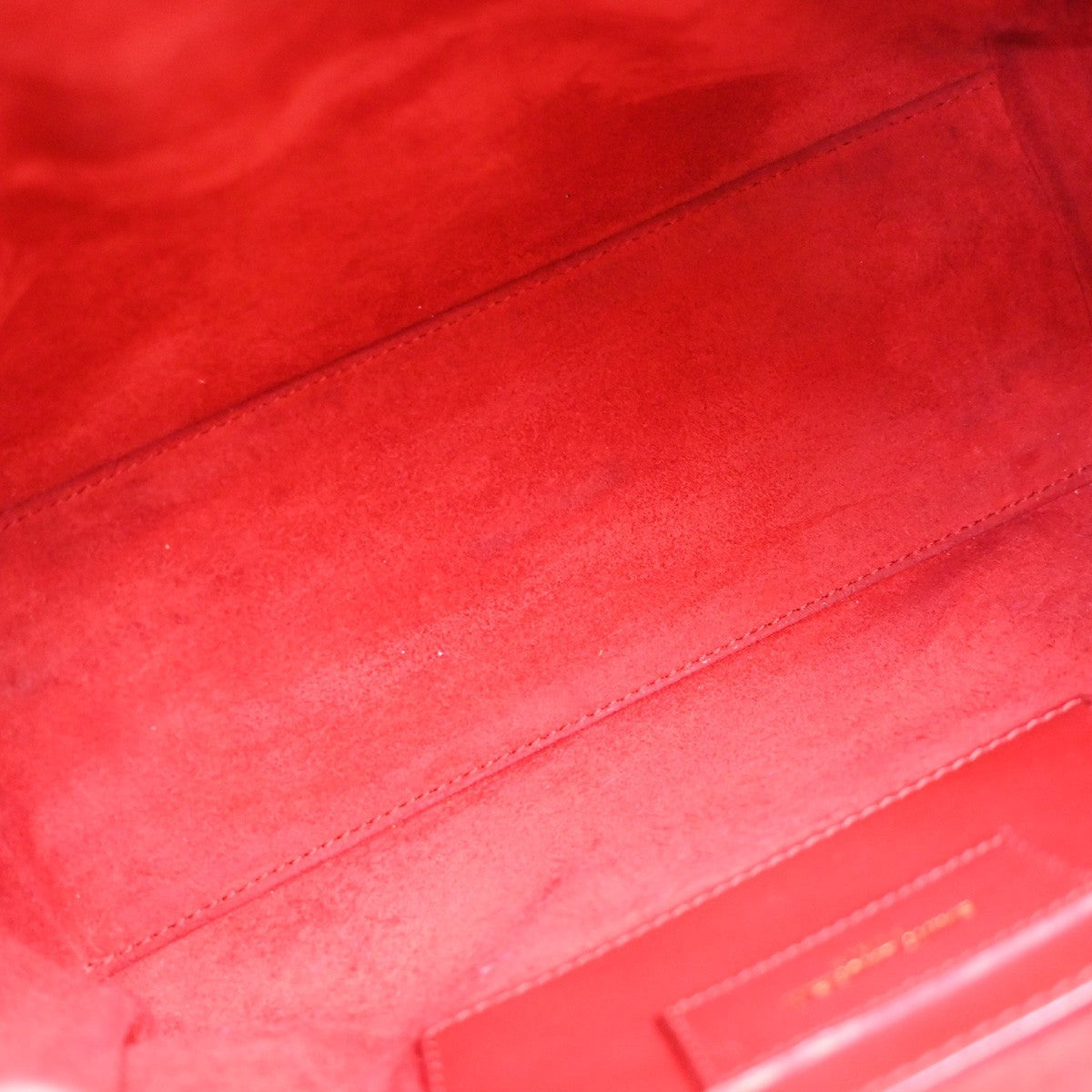 SAINT LAURENT Baby Duffle 2way Shoulder Hand Bag Leather Red GHW Italy 86KD179