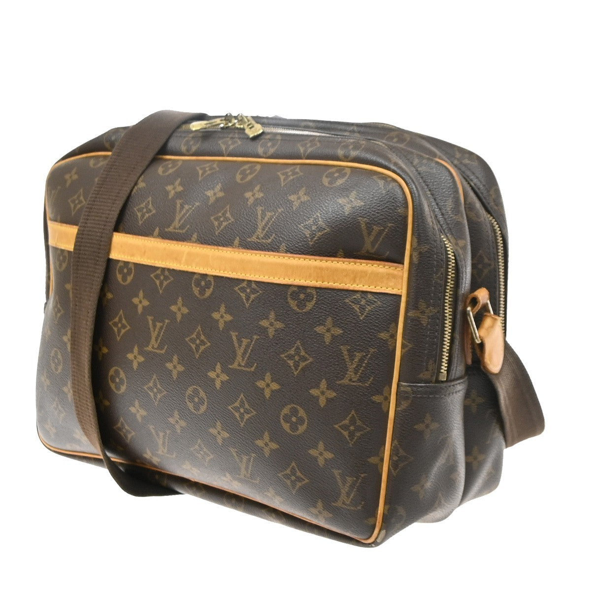 LOUIS VUITTON Reporter GM Crossbody Shoulder Bag Monogram Leather M45252 85KD125