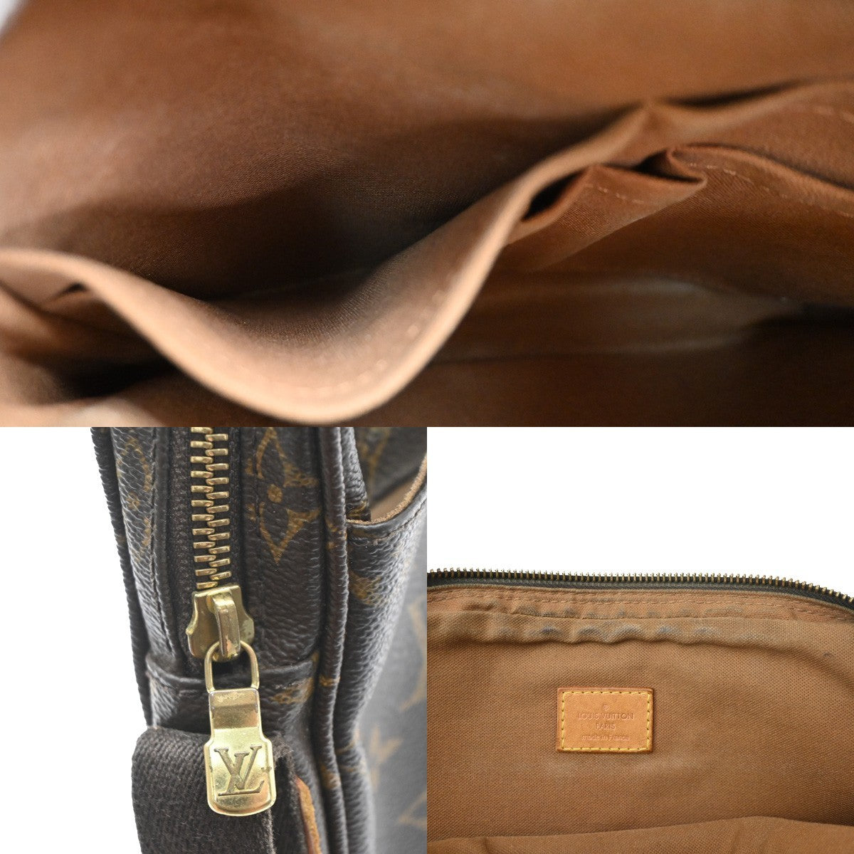 LOUIS VUITTON Trotteur Beaubourg Shoulder Bag Monogram Leather BN M97037 85KD123