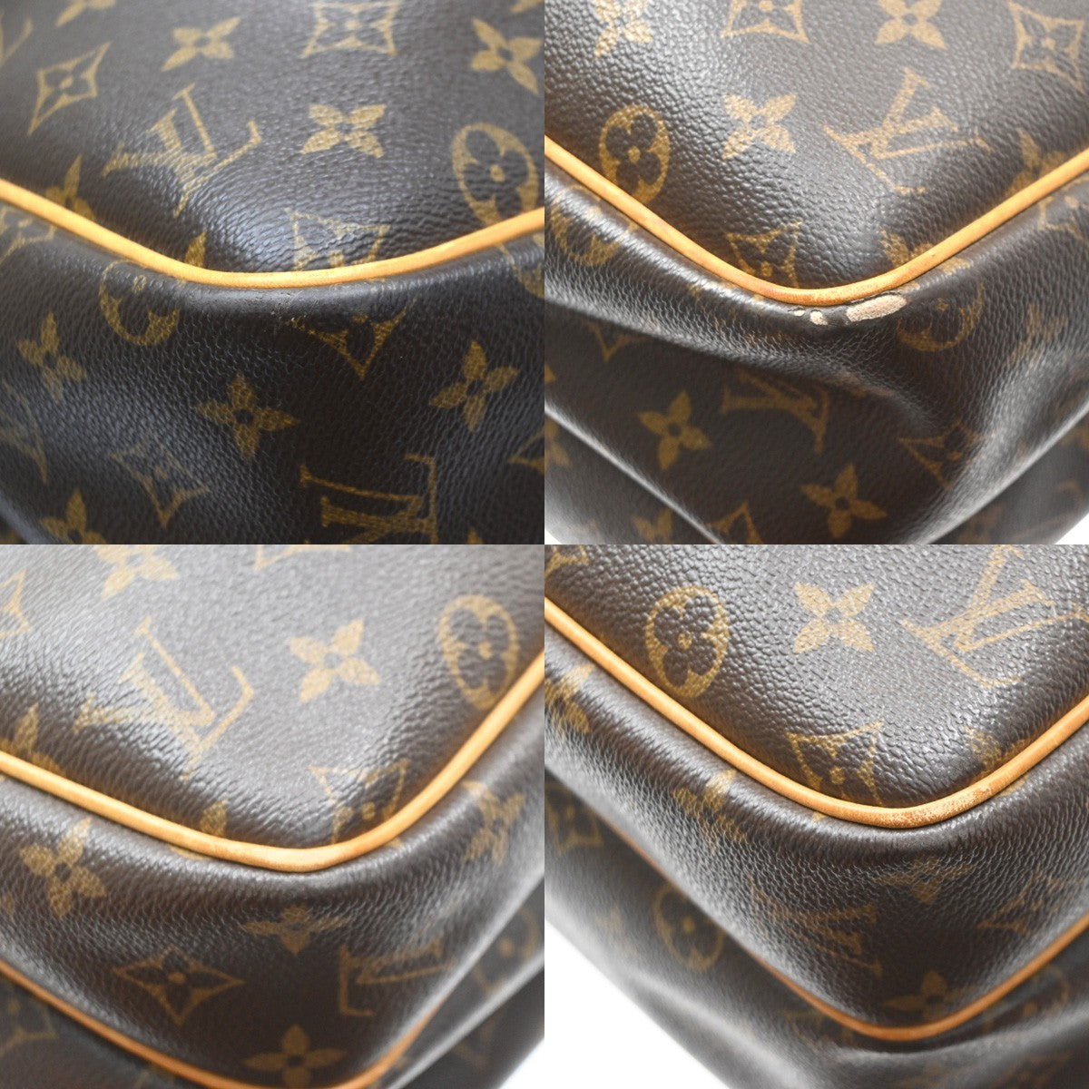 LOUIS VUITTON Reporter GM Crossbody Shoulder Bag Monogram Leather M45252 85KD125