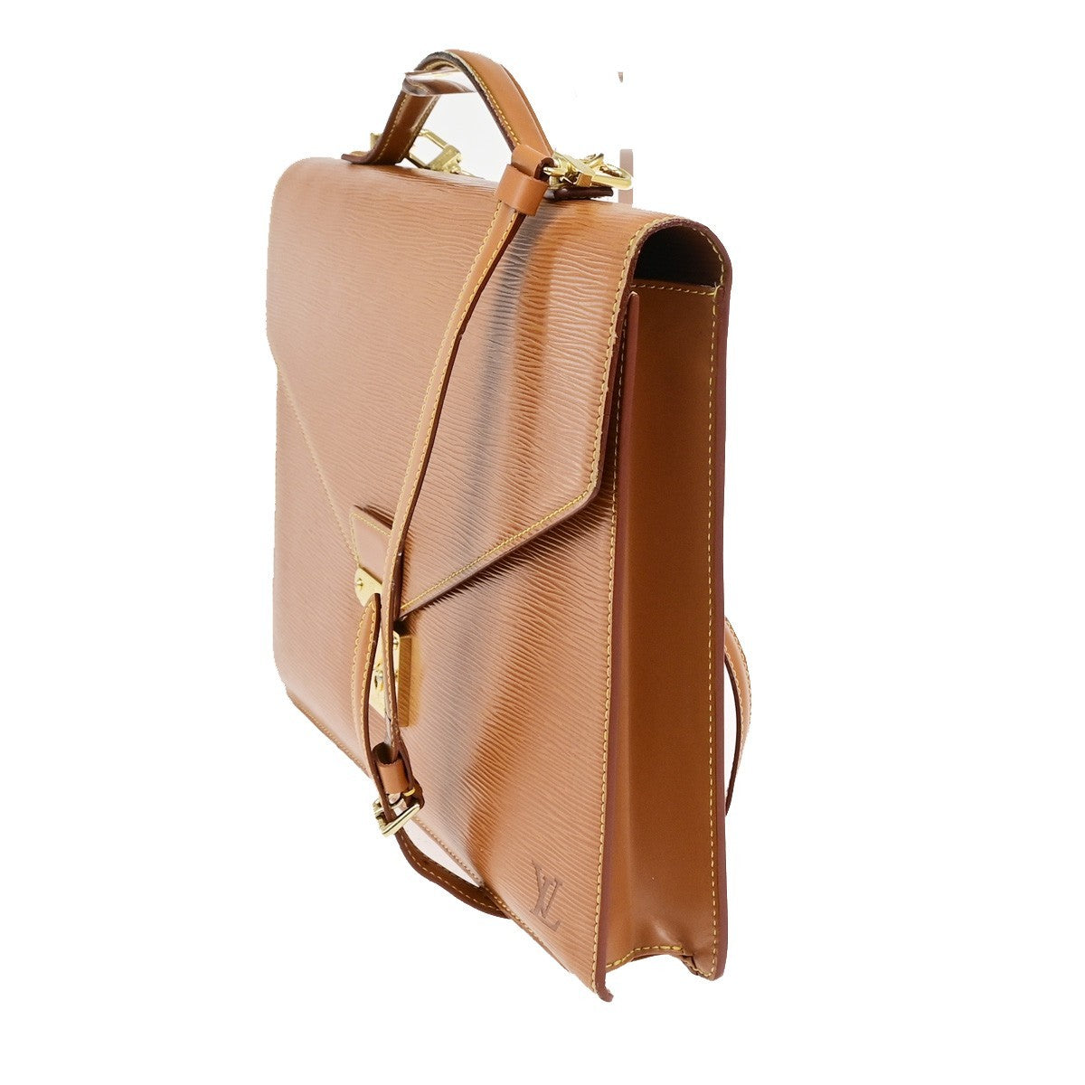 LOUIS VUITTON Porte Documents Bandouliere Hand Bag Epi Leather BN M54468 88KD166