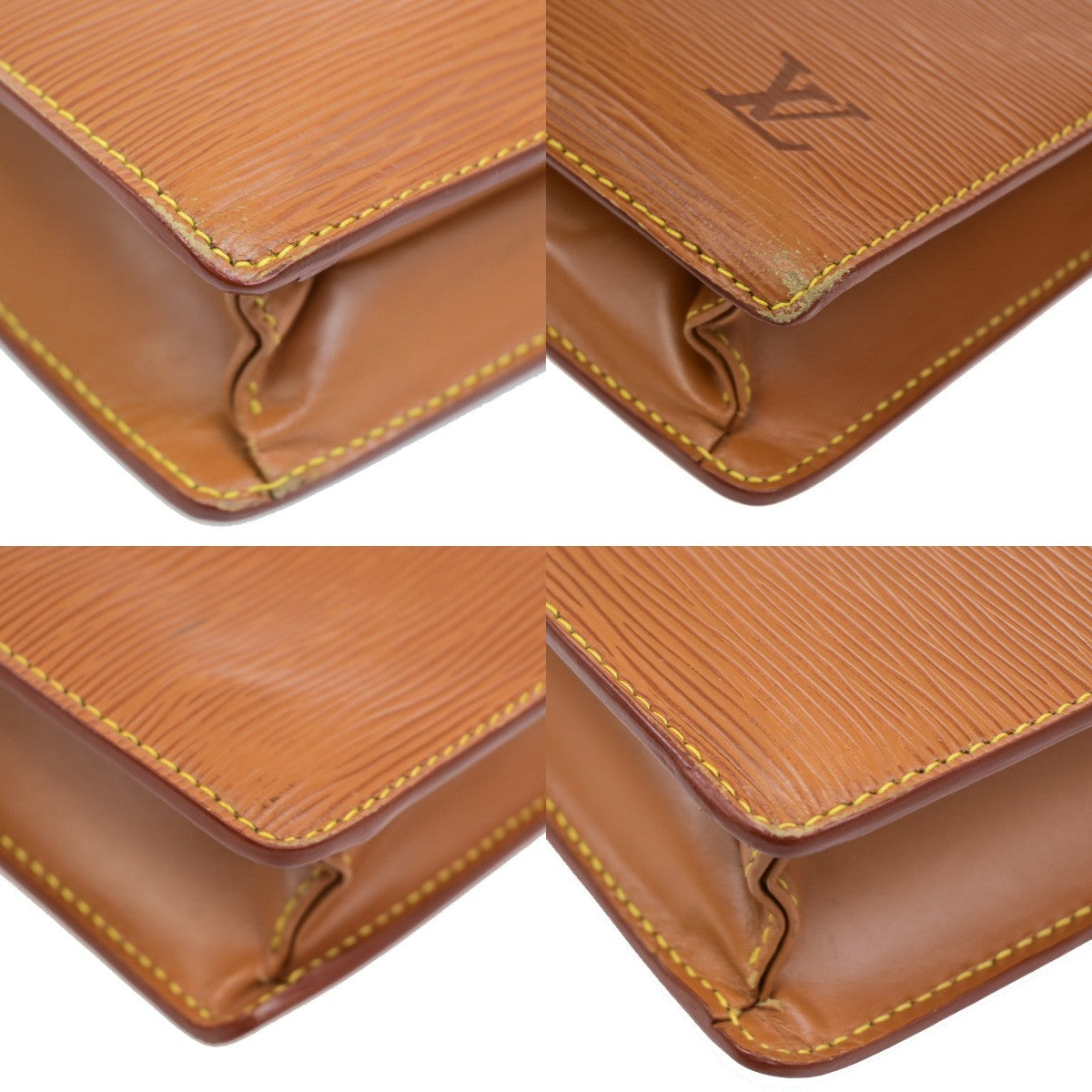 LOUIS VUITTON Porte Documents Bandouliere Hand Bag Epi Leather BN M54468 88KD166