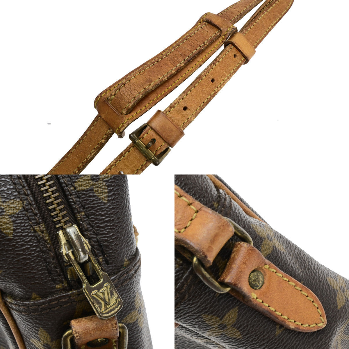 LOUIS VUITTON Trocadero 27 Shoulder Bag Monogram Leather Brown M51274 62YG947