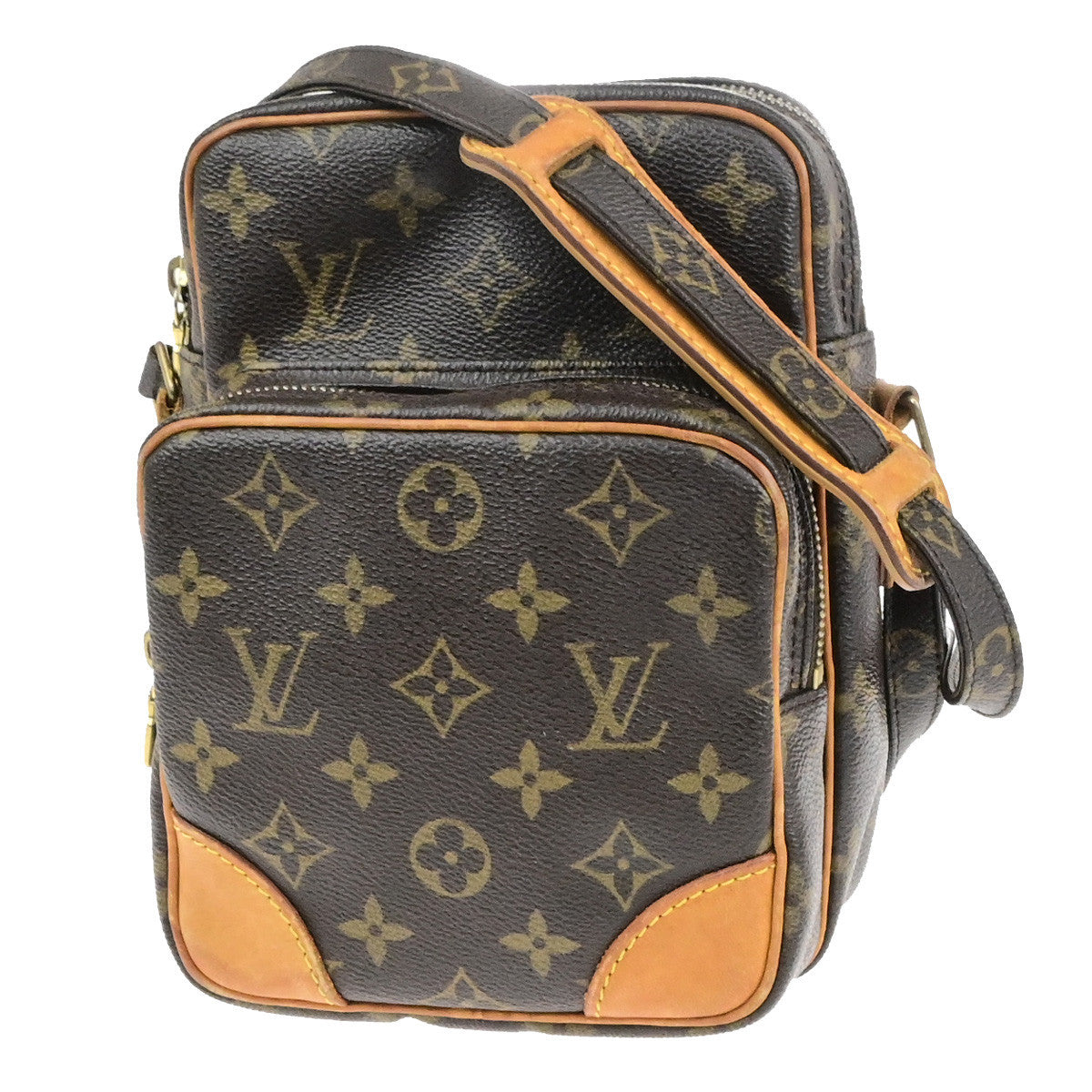 LOUIS VUITTON Amazon Crossbody Shoulder Bag Monogram Leather BN M45236 73SJ622