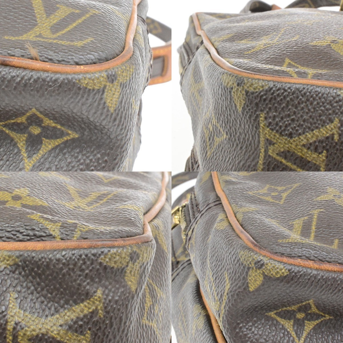 LOUIS VUITTON Mini Amazon Shoulder Bag Monogram Leather Brown M45238 32YH048