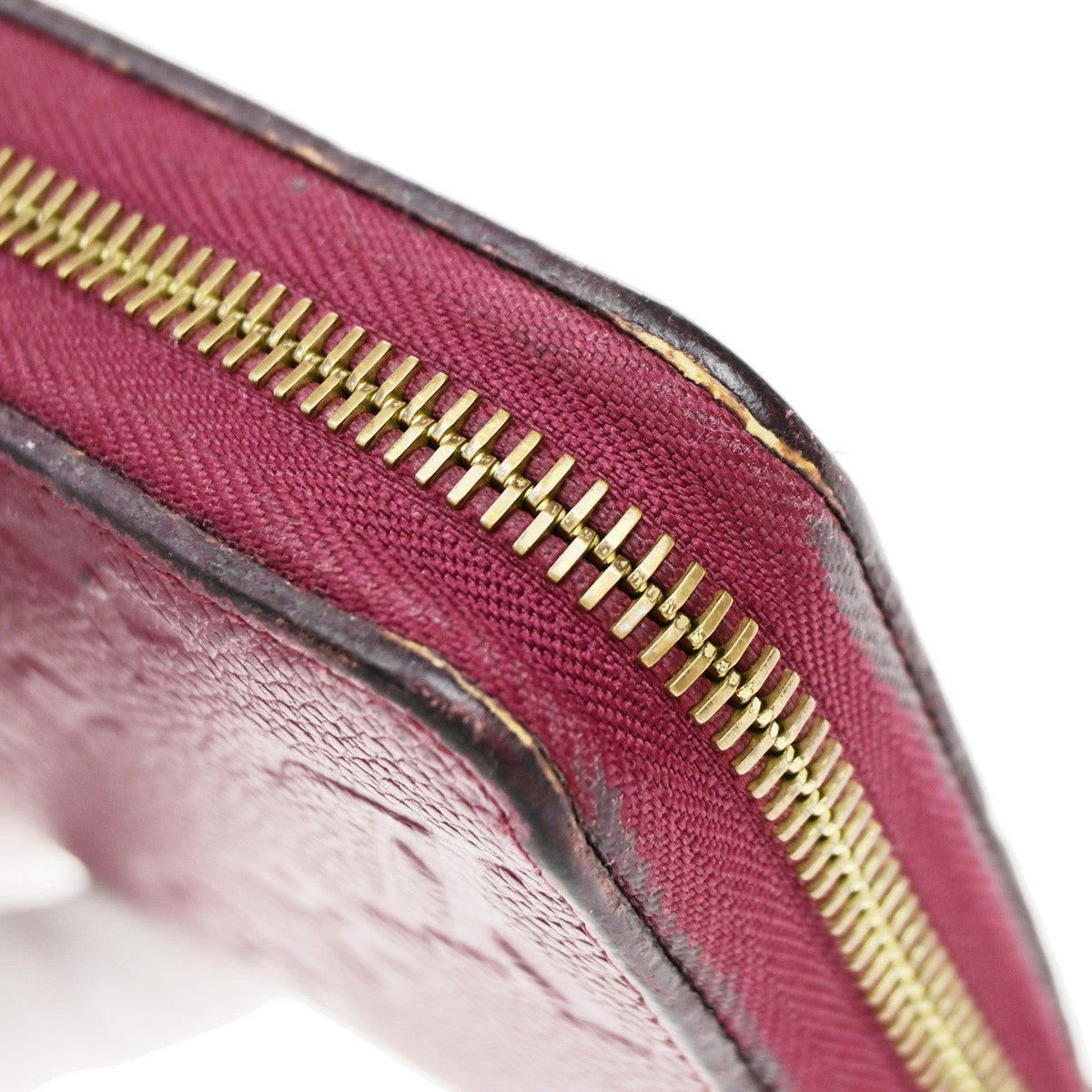 LOUIS VUITTON Zippy Wallet Long Purse Monogram Empreinte Red M60359 61YH023