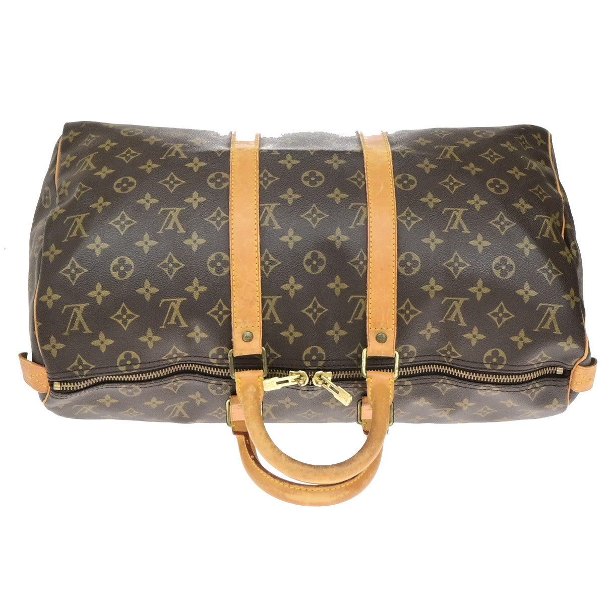 LOUIS VUITTON Keepall 45 Travel Hand Bag Monogram Leather Brown M41428 34YG943