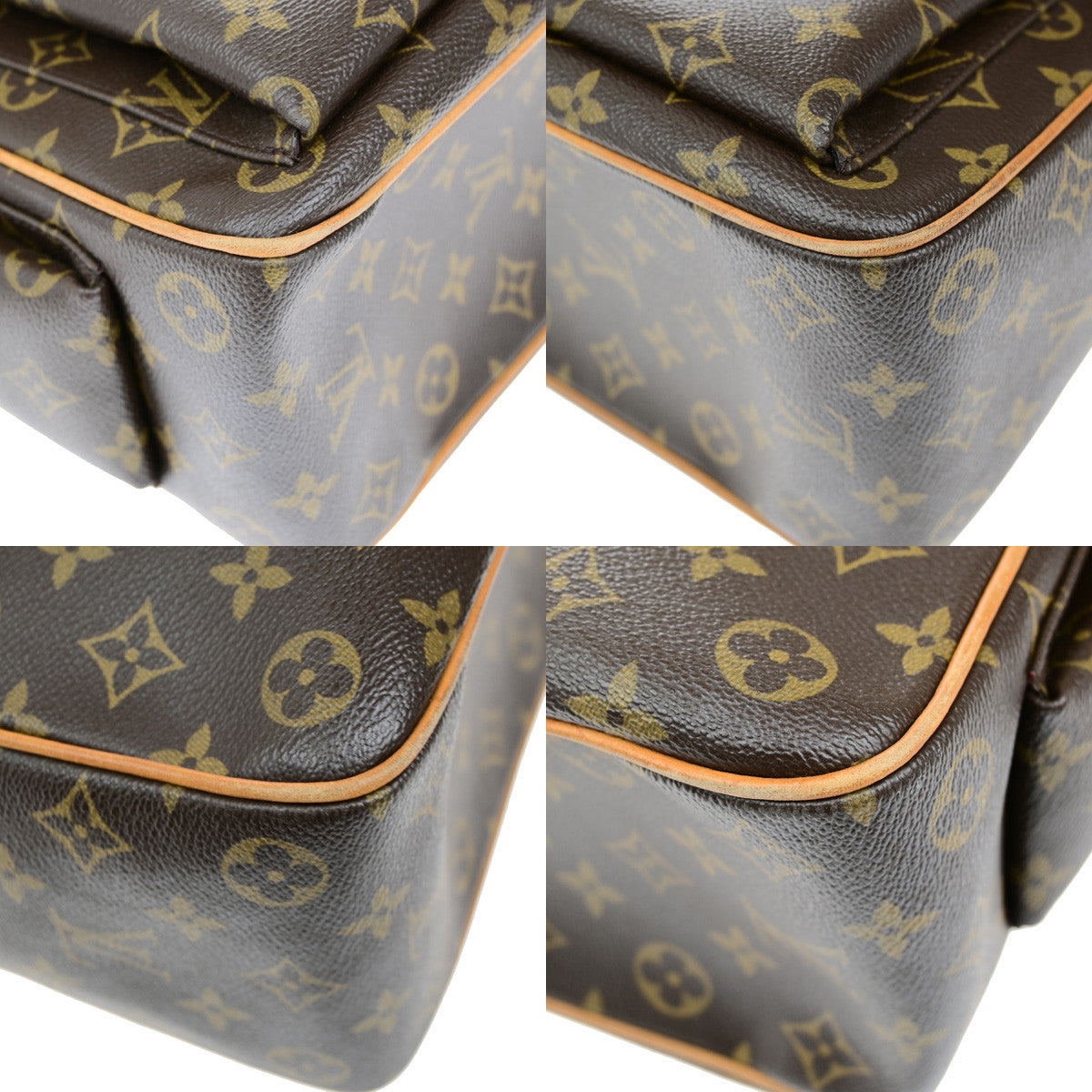 LOUIS VUITTON Multipli Cite Shoulder Bag Monogram Leather Brown M51162 97YG865