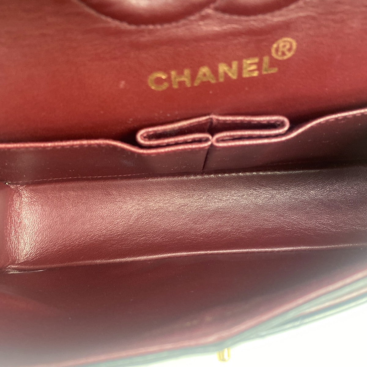 CHANEL CC Matelasse 23 Double Flap Chain Shoulder Bag Leather Black GHW 702RL060
