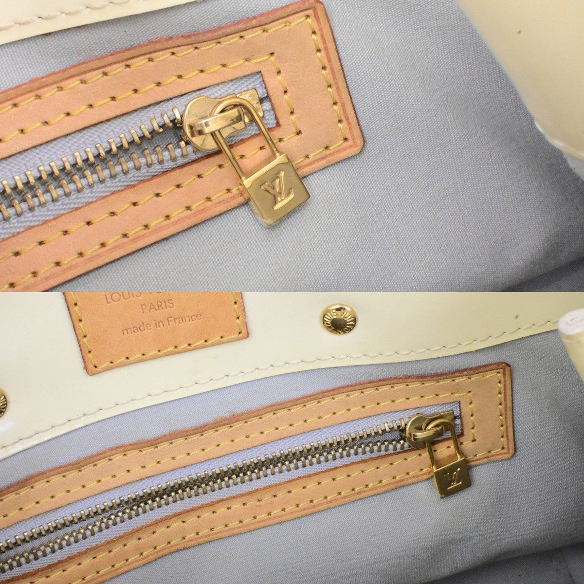 LOUIS VUITTON Read PM Hand Bag Monogram Vernis Patent Leather WE M91336 05YH047
