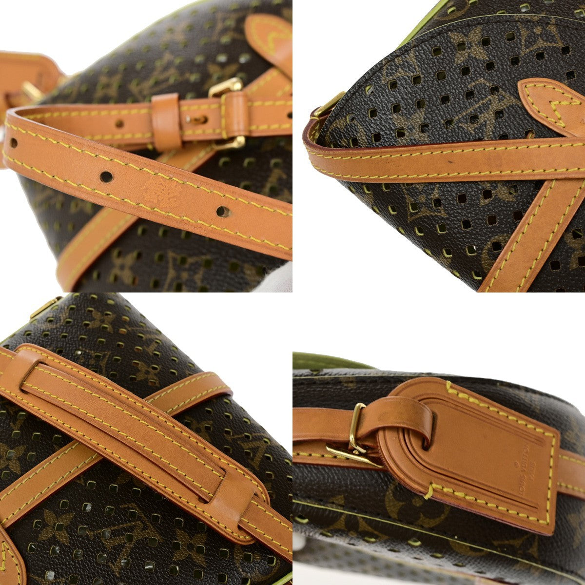 LOUIS VUITTON Chantilly PM Shoulder Bag Monogram Perfo Flore BN M94086 690RL049