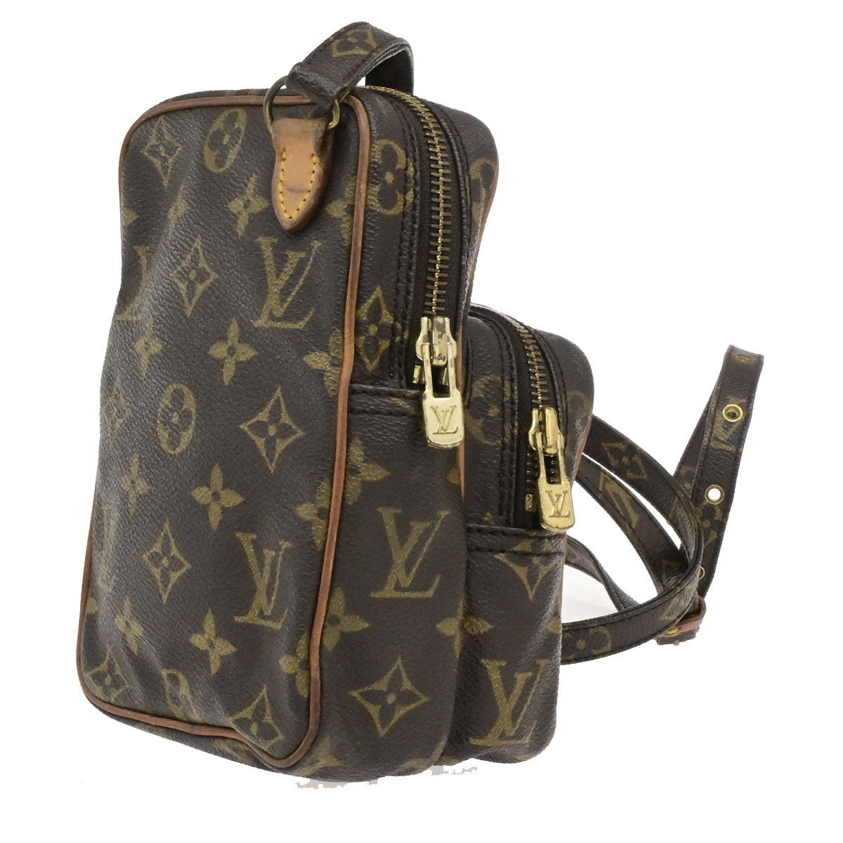 LOUIS VUITTON Mini Amazon Shoulder Bag Monogram Leather Brown M45238 32YH048
