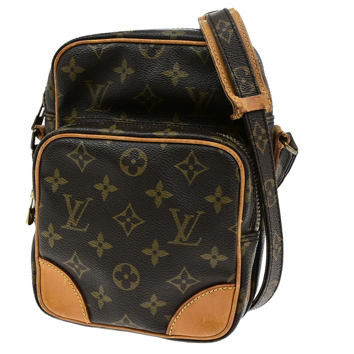 LOUIS VUITTON Amazon Crossbody Shoulder Bag Monogram Leather BN M45236 65YG849