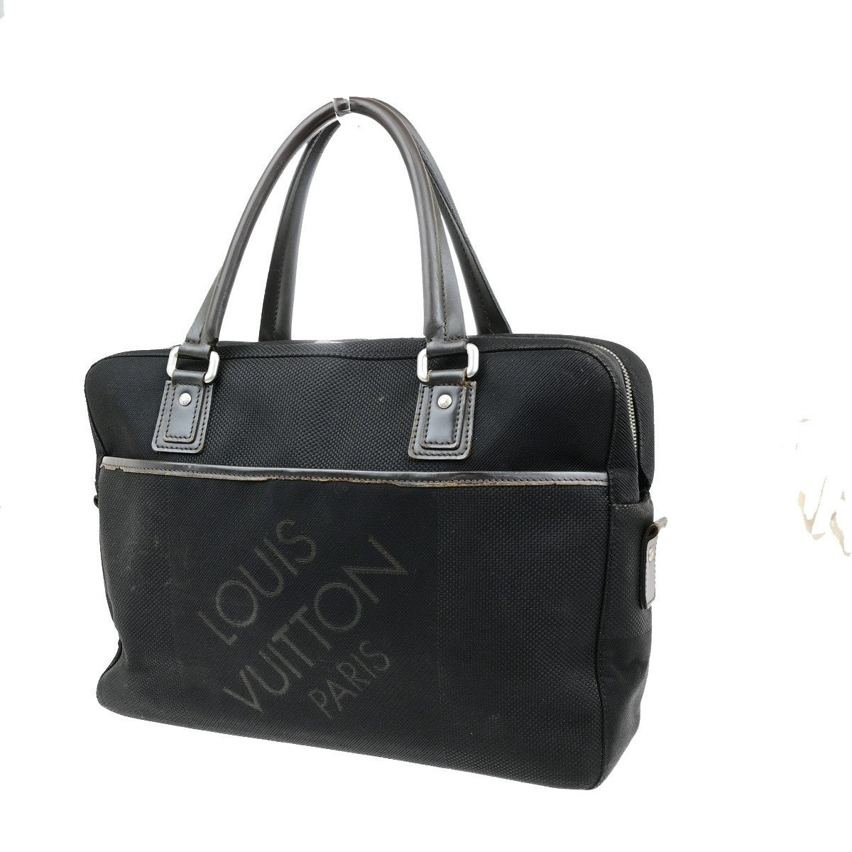 LOUIS VUITTON Yak Business Hand Bag Damier Geant Leather Black M93082 62YH032