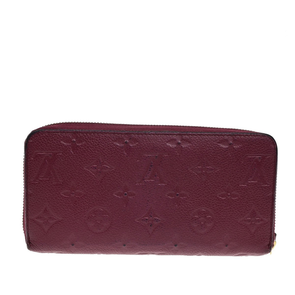 LOUIS VUITTON Zippy Wallet Long Purse Monogram Empreinte Red M60359 61YH023