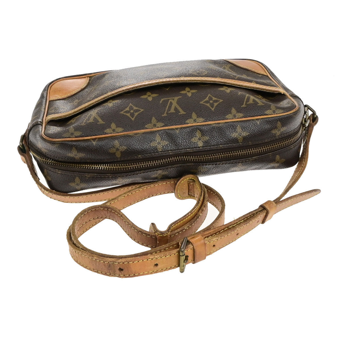 LOUIS VUITTON Trocadero 27 Shoulder Bag Monogram Leather Brown M51274 62YG947