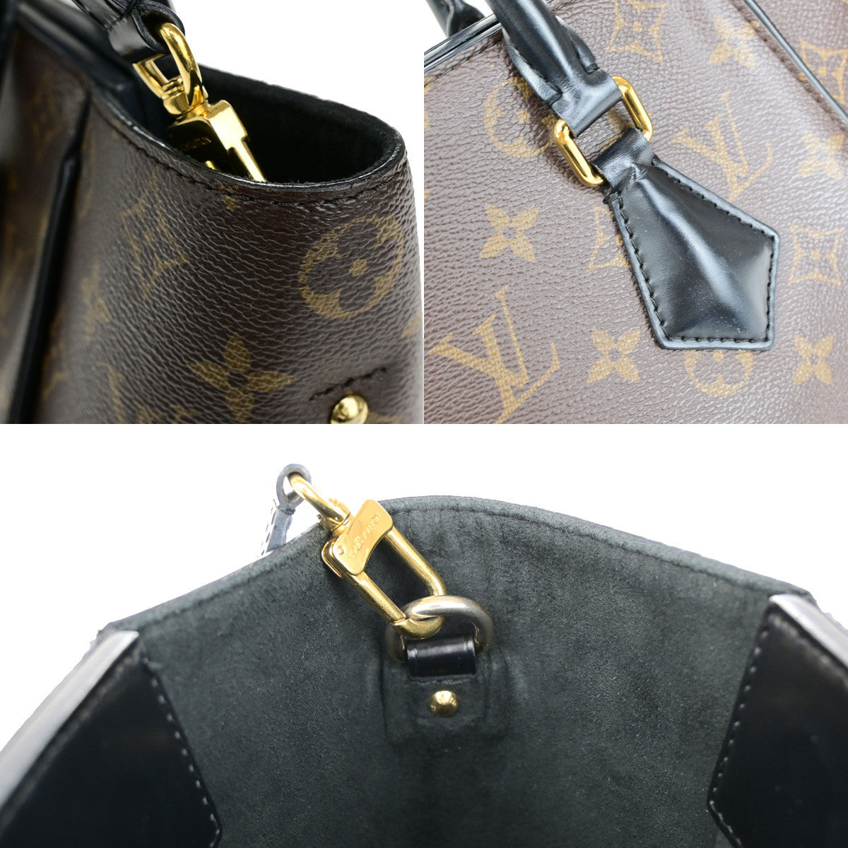 LOUIS VUITTON Phoenix PM 2Way Hand Bag Monogram Leather Brown BK M41538 601YG804