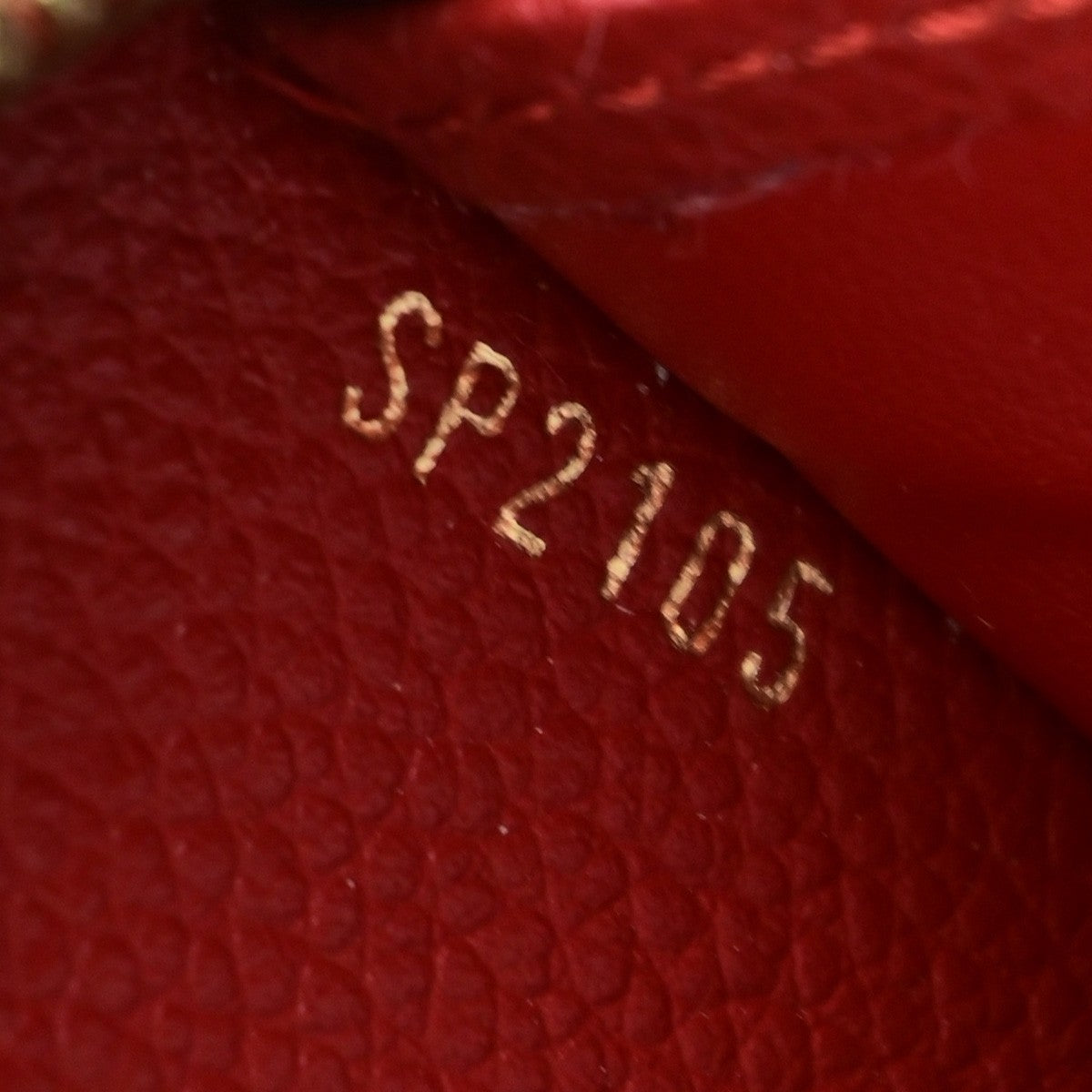 LOUIS VUITTON Zippy Wallet Long Purse Monogram Empreinte Red M63691 31YH020