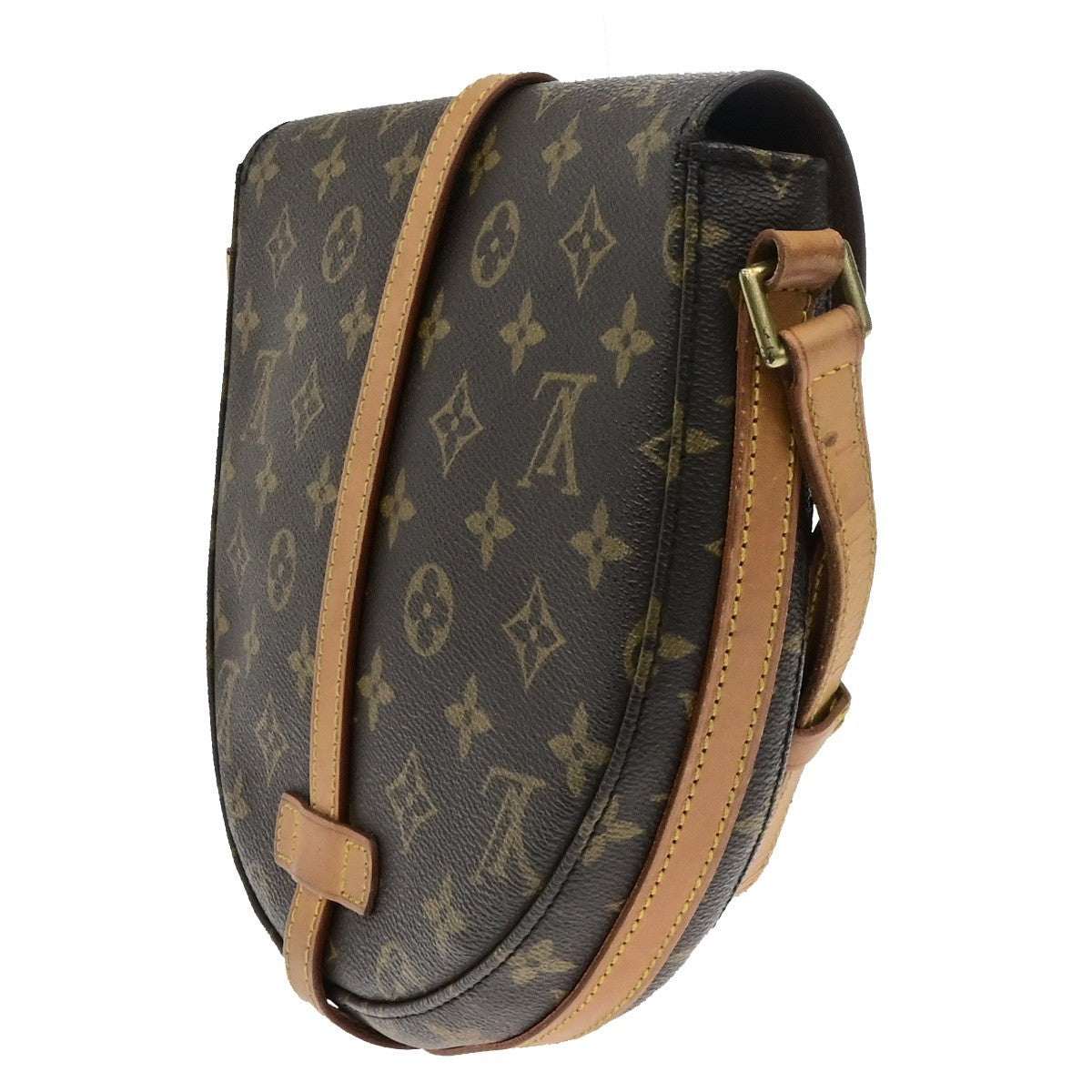 LOUIS VUITTONI Chantilly MM Shoulder Bag Monogram Leather Brown M51233 83YH038