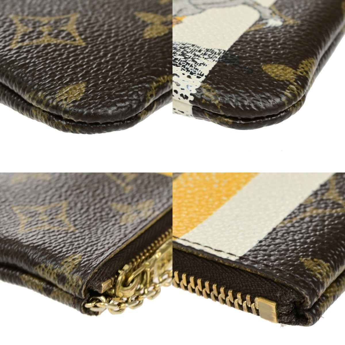 LOUIS VUITTON Pochette Cles Coin Wallet Key Case Monogram Groom M60033 67YH024